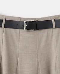 Mango Women's Godets and Belt A-Line Skirt