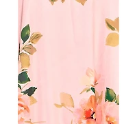 Seni & Cade Juniors' Floral Halter Neck Short Dress