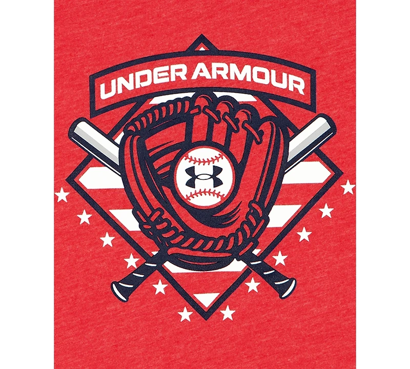 Under Armour Boys' 4T-7 Baseball T-Shirt and Shorts, 2-Piece Set