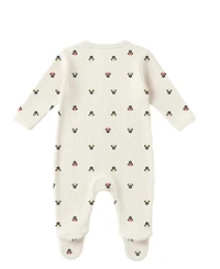 Disney Baby Girls' Minnie Mouse Sleep and Play & Bow Headband, 2-Piece Set