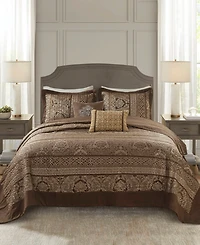 Madison Park Bellagio Quilted 5-Pc. Bedspread Set, King