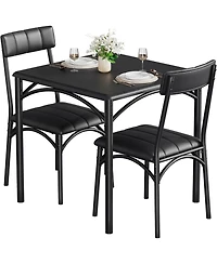Gaomon Kitchen Table Small Dining Table Set for Dining Room, Home Office, Living Room
