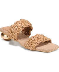 Circus Ny by Sam Edelman Women's Clover Woven Kitten-Heel Slide Sandals
