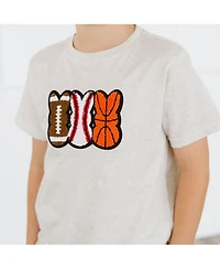 Sweet Wink Little Boys Sports Peeps Patch Easter Short Sleeve T-Shirt