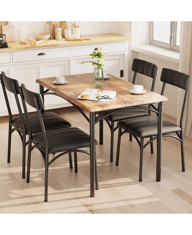 Gaomon Kitchen Table Dining Table Set for Kitchen Table for Dining Room, Home Office
