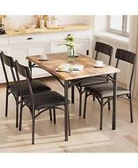 Gaomon Kitchen Table Dining Table Set for Kitchen Table for Dining Room, Home Office