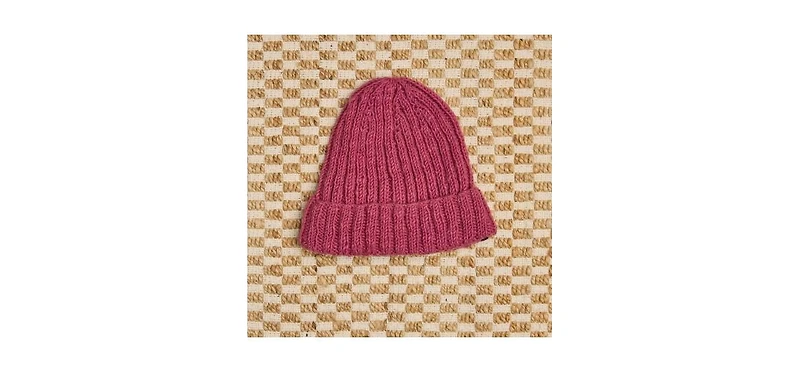 Feelgoodz Women s Artisan Hand-Knit Denali Ribbed Wool Beanie Hat