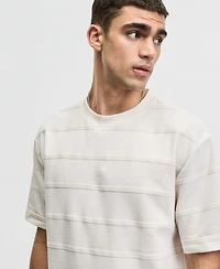Mode of One Men's Relaxed-Fit Ottoman Mesh T-Shirt, Macy's Exclusive