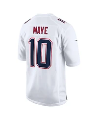 Nike Men's Drake Maye White New England Patriots Super Bowl Lx Fashion Game Jersey