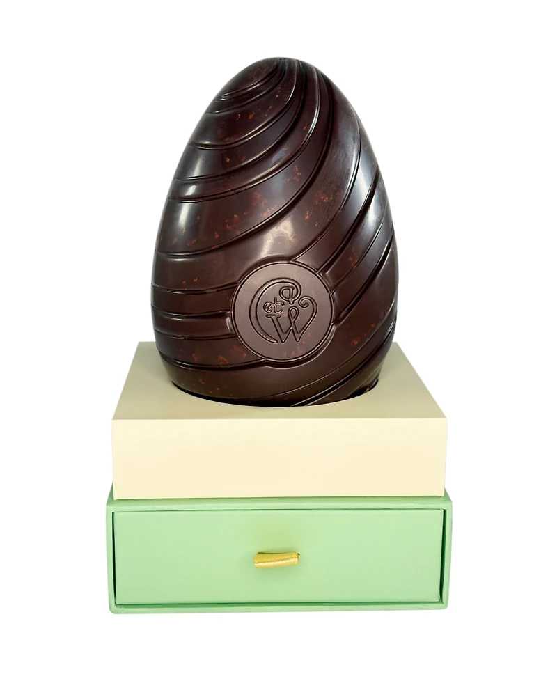 Charbonnel et Walker Easter Dark Chocolate Egg with Dark Chocolate Truffles, 10-Pc.
