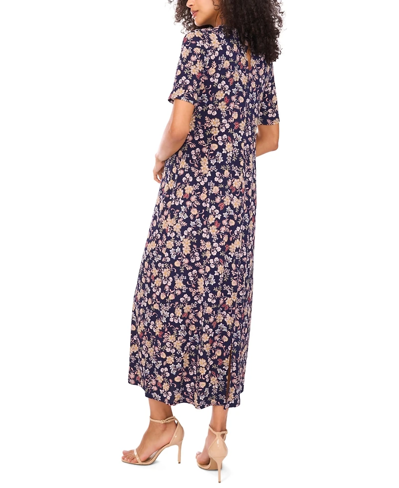 Vince Camuto Women's Crew Neck Short-Sleeve Dress