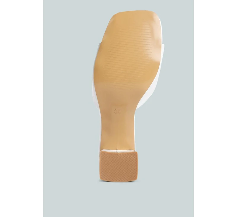 naflah rhinestone embellished slip on sandals