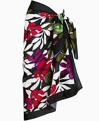 Lauren Ralph Lauren Women's Printed Border Swim Pareo Cover-Up Skirt