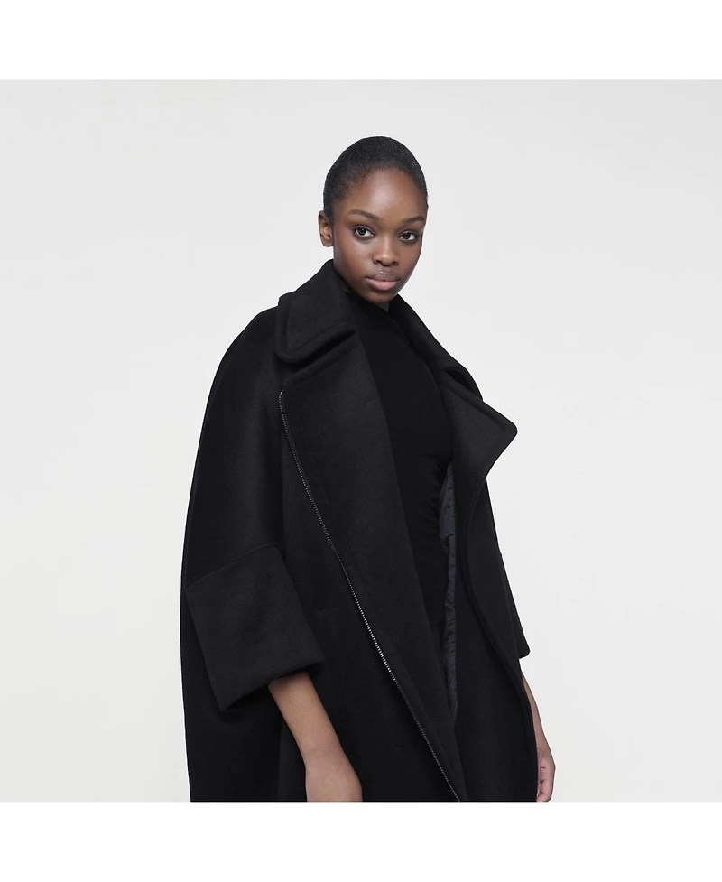 Leem Women's Boxy Biker Coat