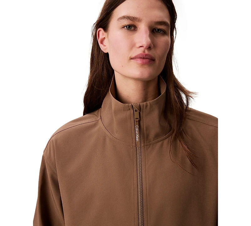 Calvin Klein Performance Women's Modern Sport Full-Zip Windbreaker Jacket