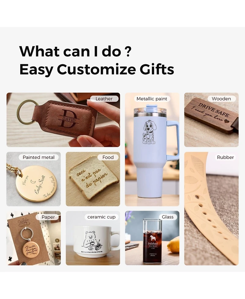 Zachvo 2.5W Mini Laser Engraver with 130×140mm Working Area, 0.04mm Spot, Usb/WiFi/App Control