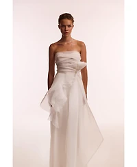 Milla Women's Dreamy off-shoulder blouse with meringue flounces