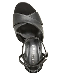 Madden Girl Women's Amber Round Toe Platform Dress Sandals