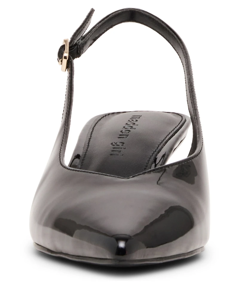 Madden Girl Women's Slingback Kitten-Heel Pumps