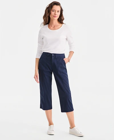 Style & Co Women's Seamed Utility Capri Pants, Macy's Exclusive
