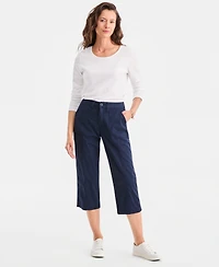Style & Co Women's Seamed Utility Capri Pants, Macy's Exclusive