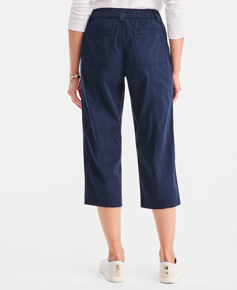 Style & Co Women's Seamed Utility Capri Pants, Macy's Exclusive