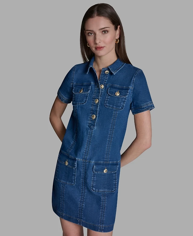 denim dress women macys Women's Denim Dresses