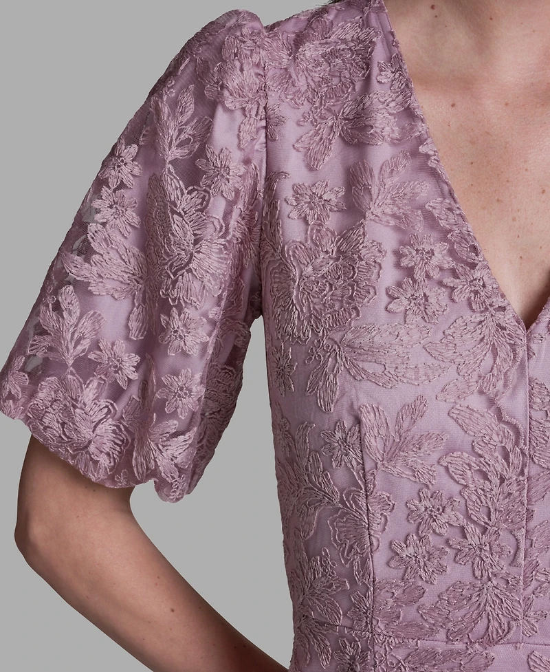 Bcbg Women's Floral Embroidered Mini Dress