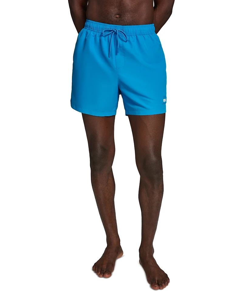 Karl Lagerfeld Paris Men's Logo Patch Volley Shorts