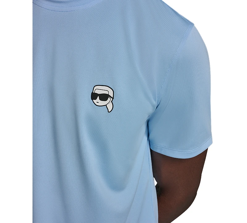 Karl Lagerfeld Paris Men's Short-Sleeve Doll Head Rashguard