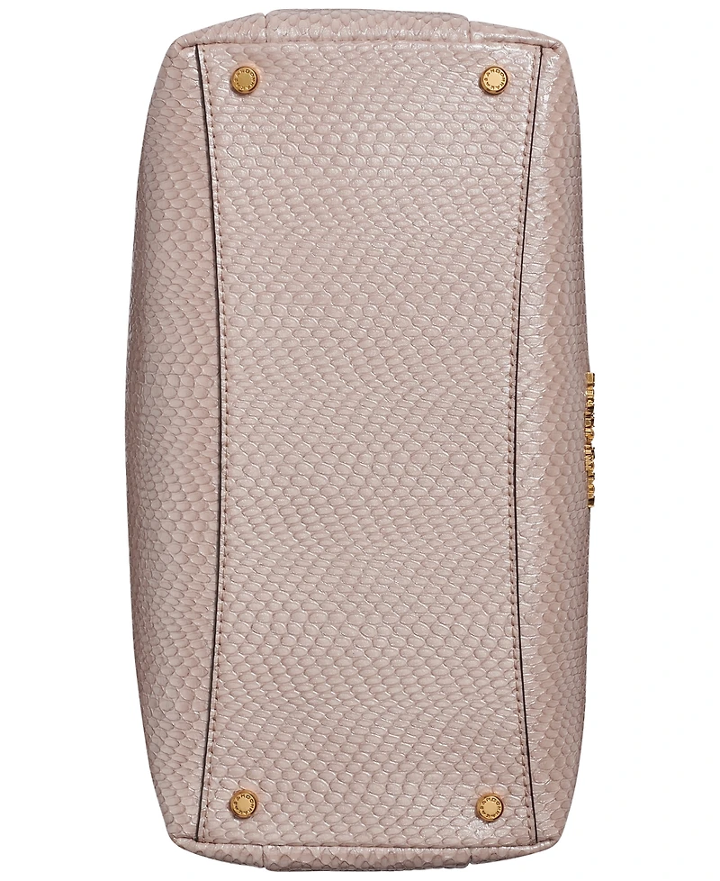 Donna Karan New York Magnetic Medium Amagansett Snake Satchel Bag