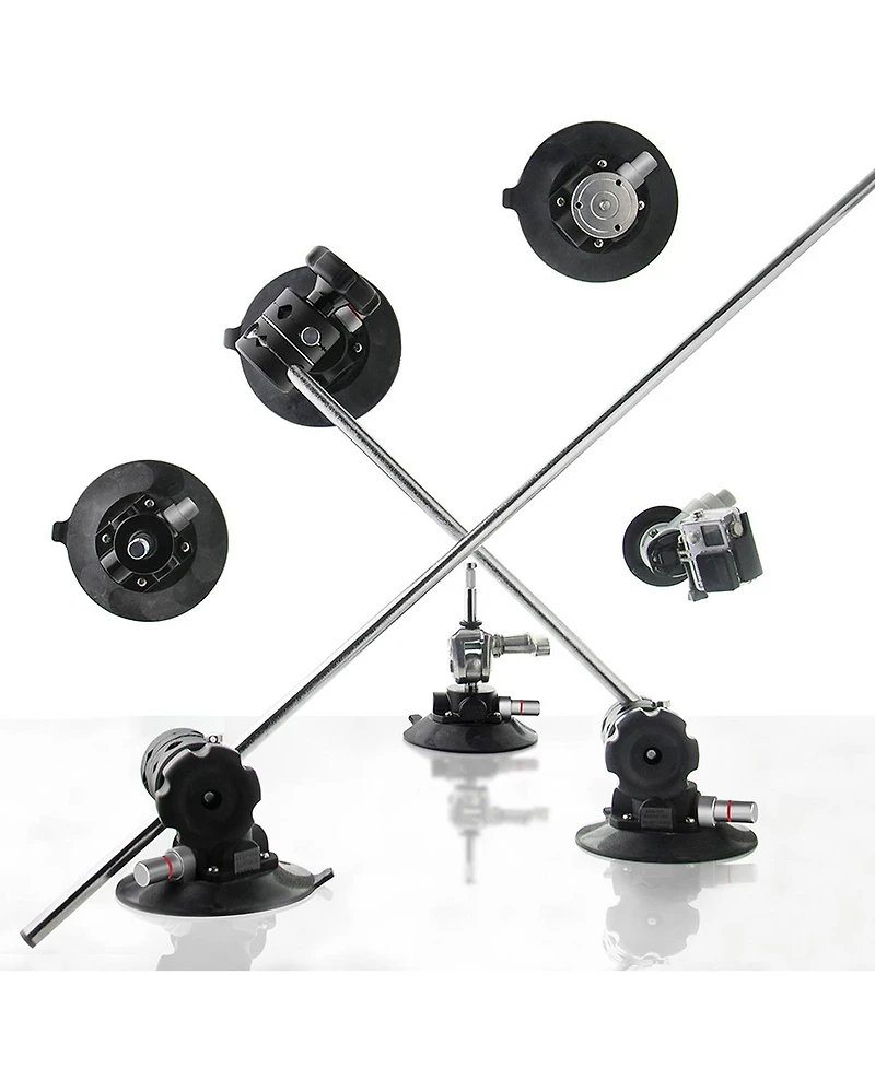 Kupo 6" Metal Pump Suction Cup with 5/8" Baby Receiver