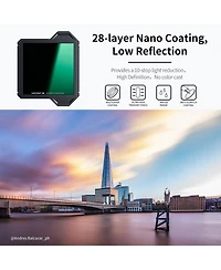 KandF Concept X Pro Square Filter Holder System with Cpl, ND8, ND64, ND1000