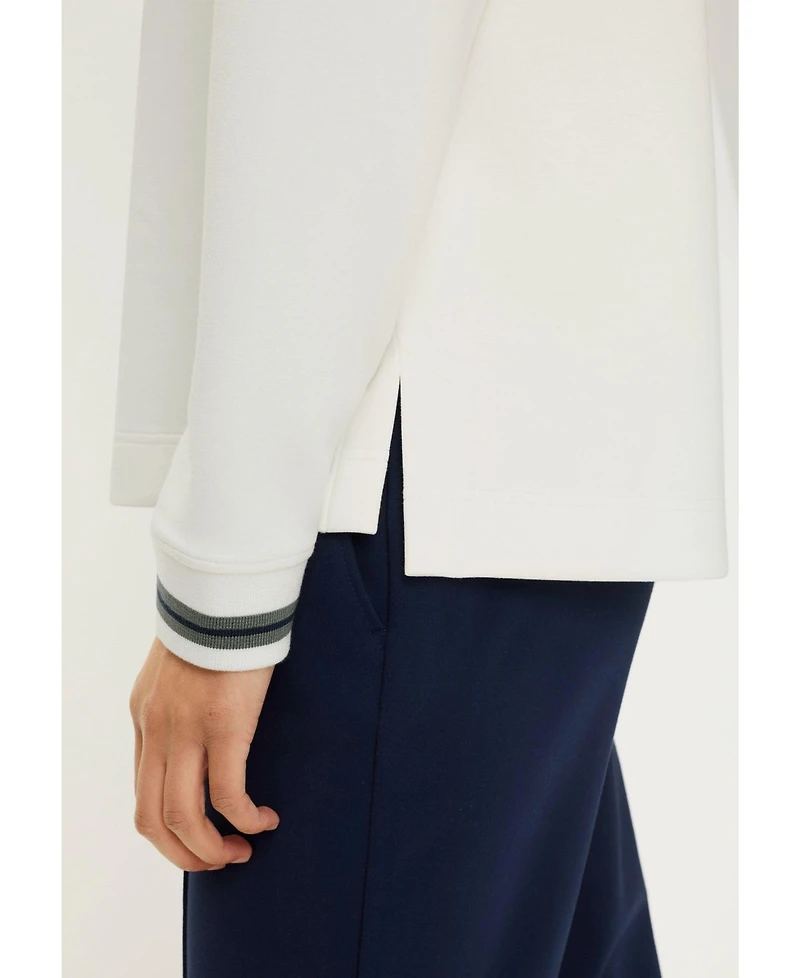 Olsen Women's Scuba Knit Jersey Top