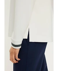 Olsen Women's Scuba Knit Jersey Top