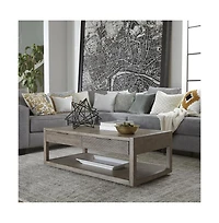 Liberty Furniture Industies, Inc Cocktail Table Contemporary, Grey in Dusty Taupe Finish