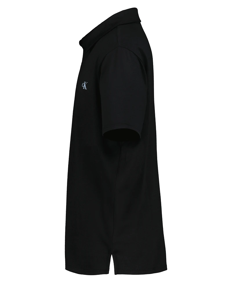 Calvin Klein Boys' 8-20 Short-Sleeve Tech Polo Shirt