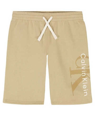 Calvin Klein Boys' 8-20 Ck Graphic Knit Pull-On Shorts
