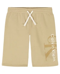 Calvin Klein Boys' 8-20 Ck Graphic Knit Pull-On Shorts