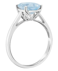 Macy's Aquamarine (2-3/8 ct. t.w.) Ring 14k Yellow Gold (Also Available Black Onyx)