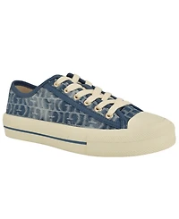 Guess Women's Carey Jacquard Logo Low-Top Lace-Up Sneakers