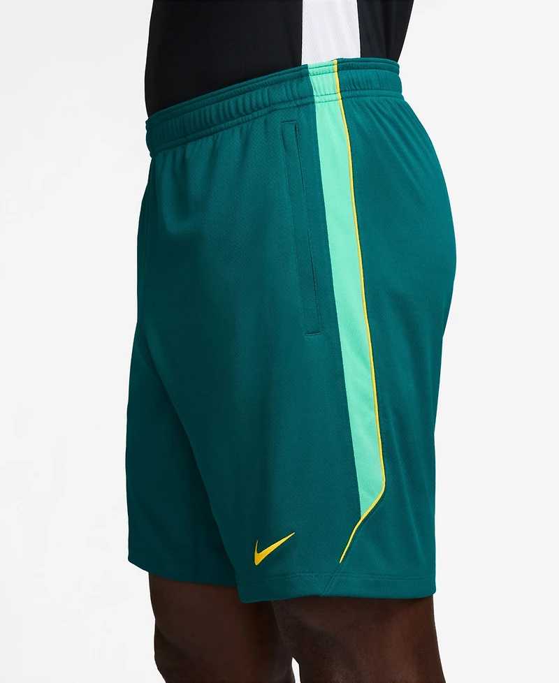 Nike Men's Brazil Strike Dri-fit Soccer Knit Shorts