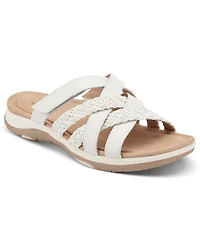 Rockport Women's Sedona Strappy Slip-On Flat Sandals