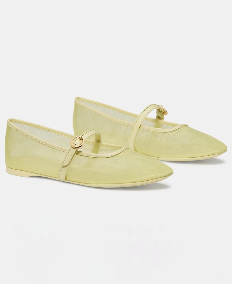 kate spade new york Women's Halo Mary Jane Round Toe Flats