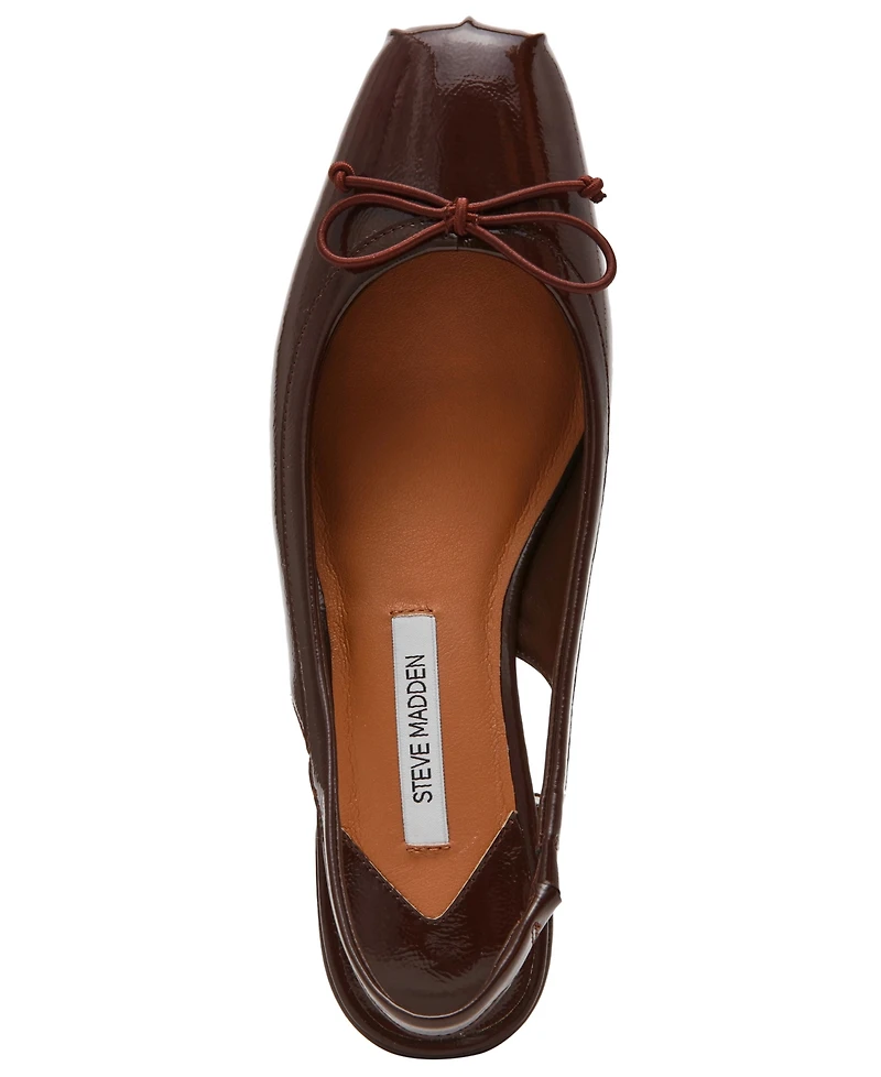 Steve Madden Women's Slingback Block-Heel Ballet Pumps
