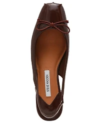Steve Madden Women's Slingback Block-Heel Ballet Pumps