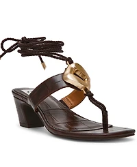 Dv Dolce Vita Women's Stanza Embellished Lace-Up Leg-Wrap Dress Sandals