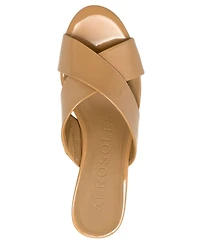 Aerosoles Women's Cruis Slip-On Wedge Sandals
