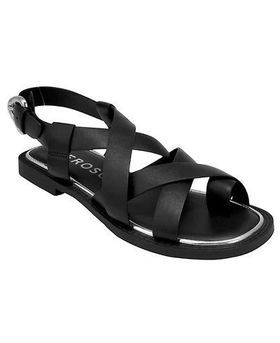 Aerosoles Women's Cargo Open Toe Flat Sandals