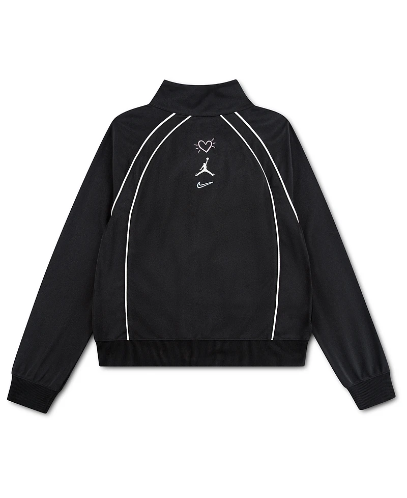 Jordan Girls' 7-16 Love Is The Air Full-Zip Jacket